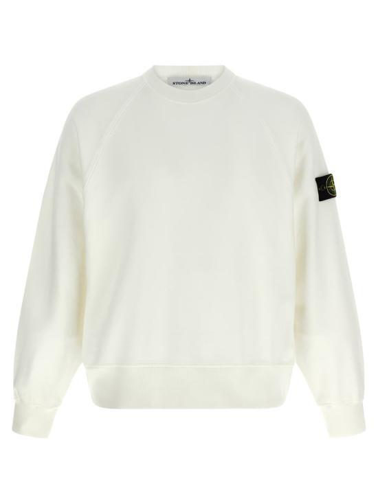 STONE ISLAND Brushed Organic Cotton Fleece Oversized Sweatshir K2S15 S0A20 V0001