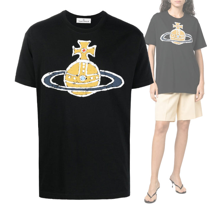 Vivienne Westwood Black Graphic Print T-Shirt