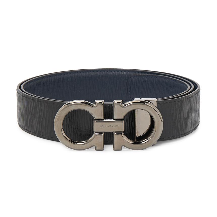 Ferragamo Gancini Reversible Men’s Leather Belt Pre-Cut 67 9710 051 0746507