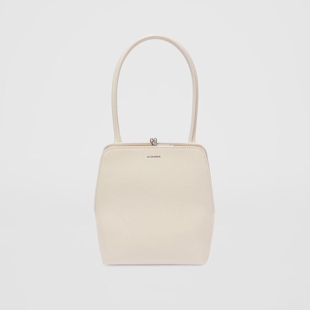 JIL SANDER Crystal Pink Leather Square Frame Small Tote JSPU856617 WUB69178N 685