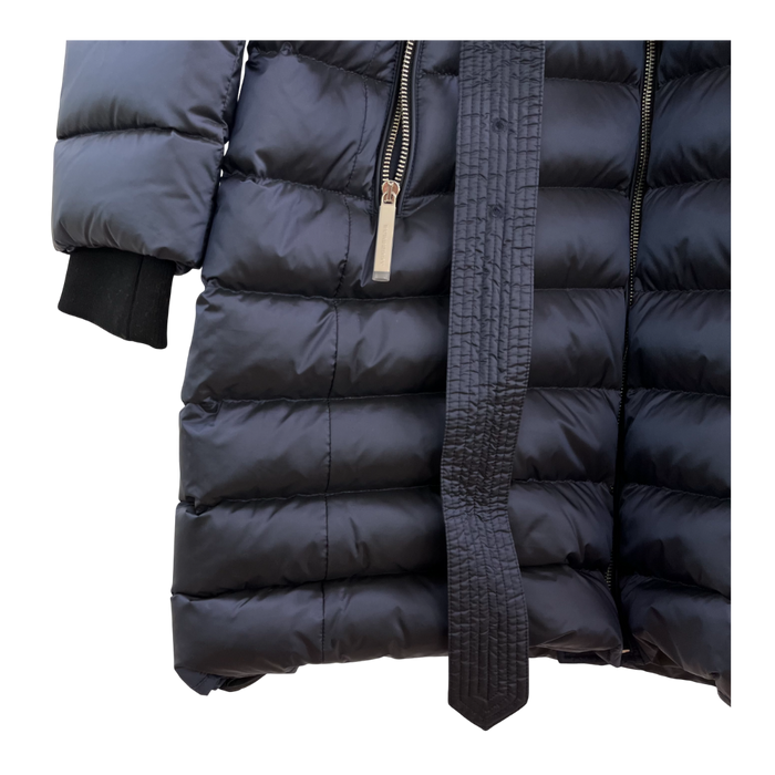 BURBERRY Limehouse Hooded Long Down Coat Women Navy