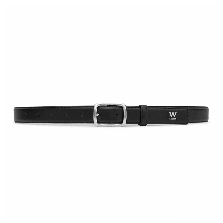 WOOYOUNGMI Small Logo Leather Belt for Men W253BE01 674B