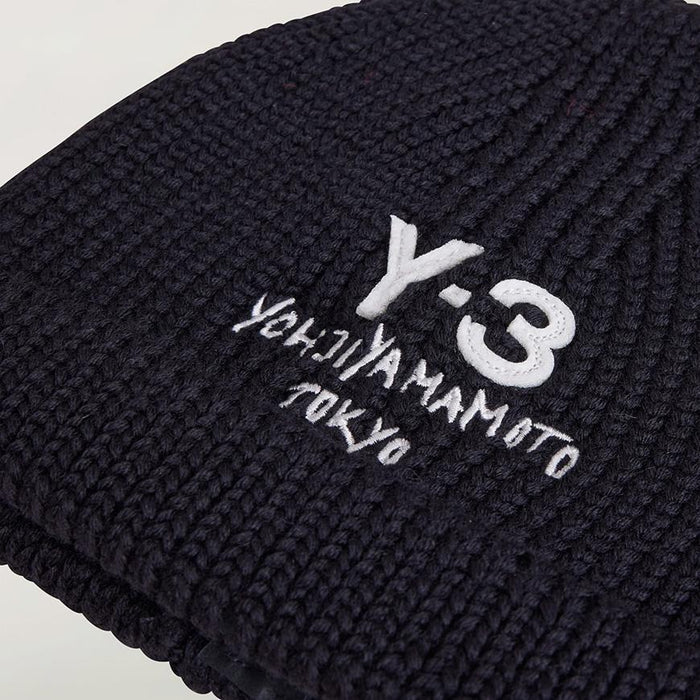 Y-3 Unisex Chunky Knit Beanie JX8308 BLACK