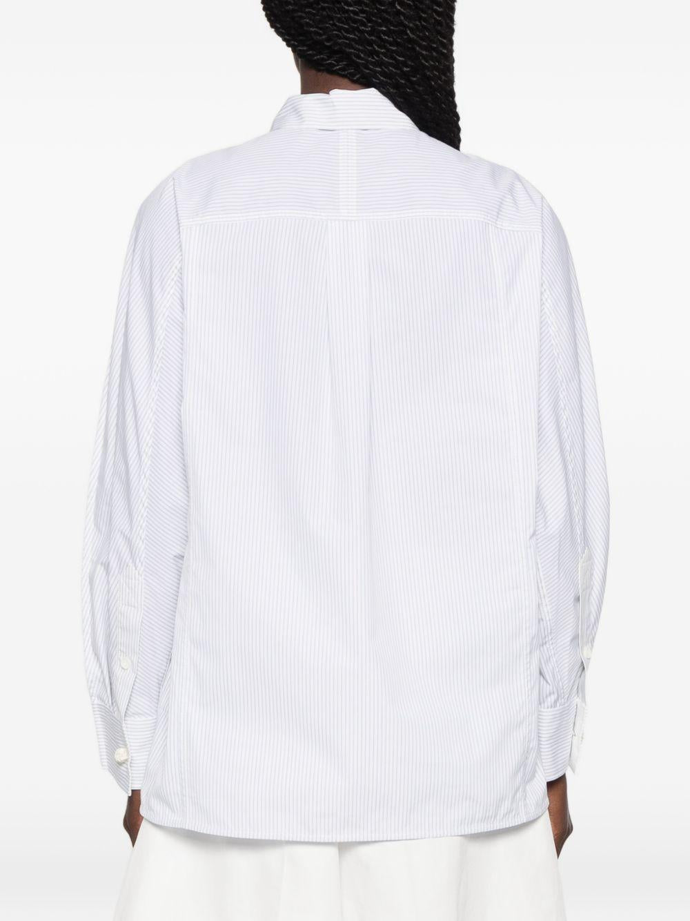 Bottega Veneta Long Sleeve Button-Up Shirt Black Cotton