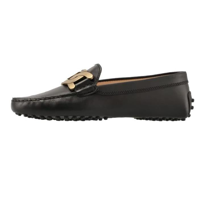 Tods Gommino Kate Leather Driving Loafers Black Women’s