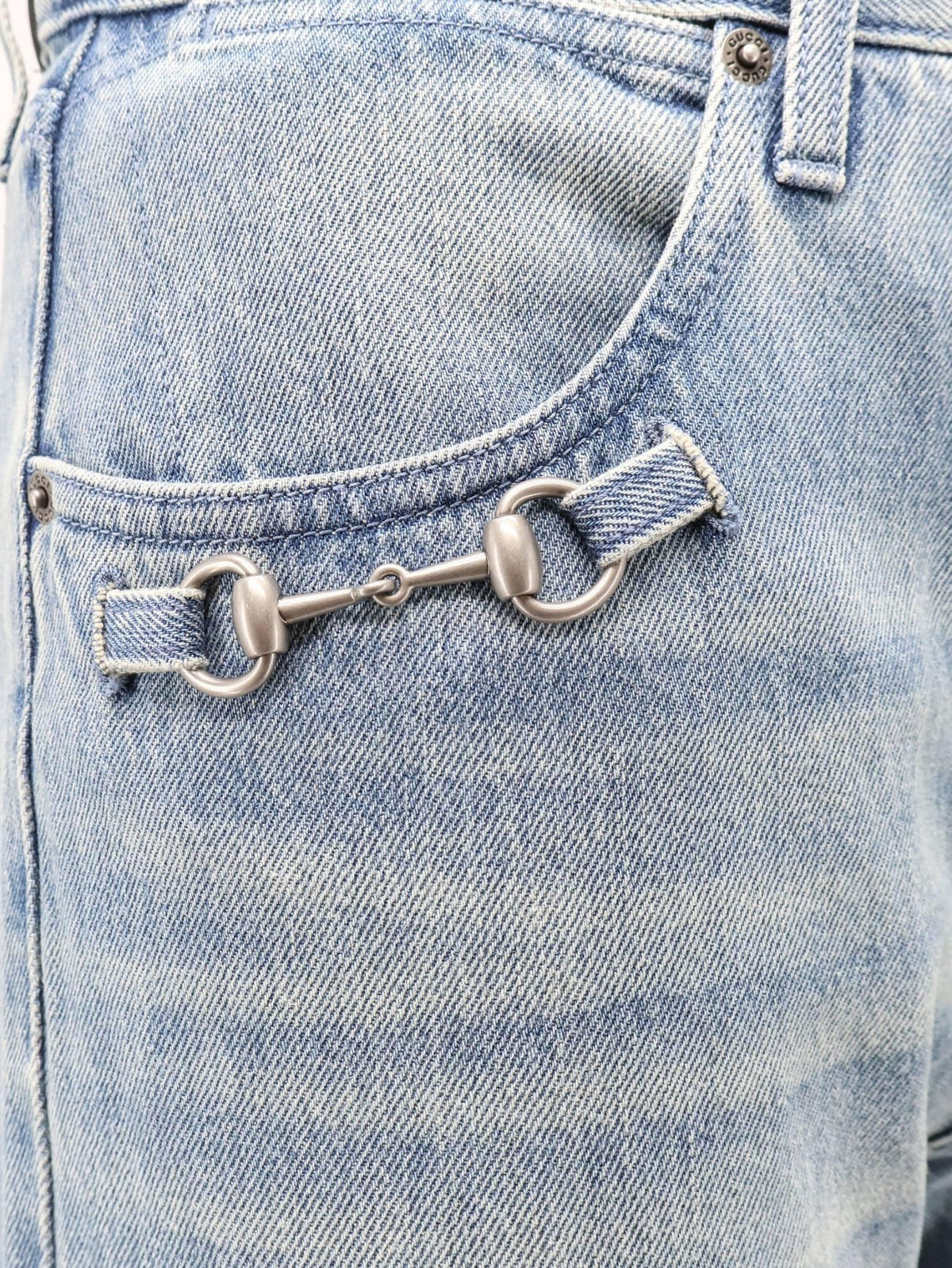 GUCCI Blue Denim Jeans for Men