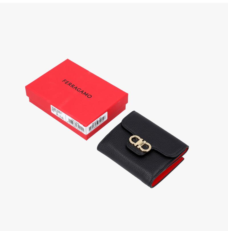 Ferragamo Women’s Leather Card Holder Wallet 22 0961 0785777