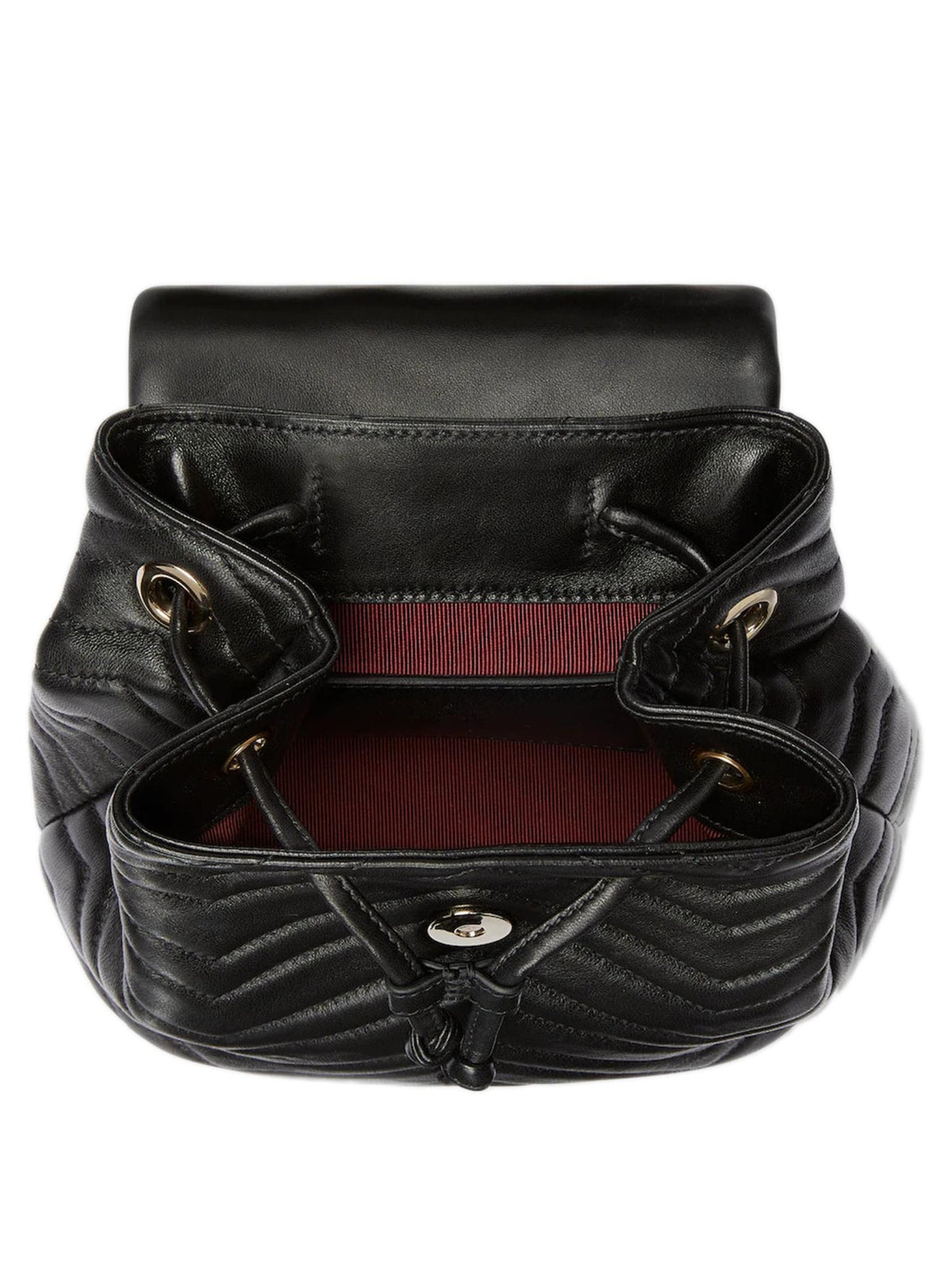 GUCCI Black Leather Backpack