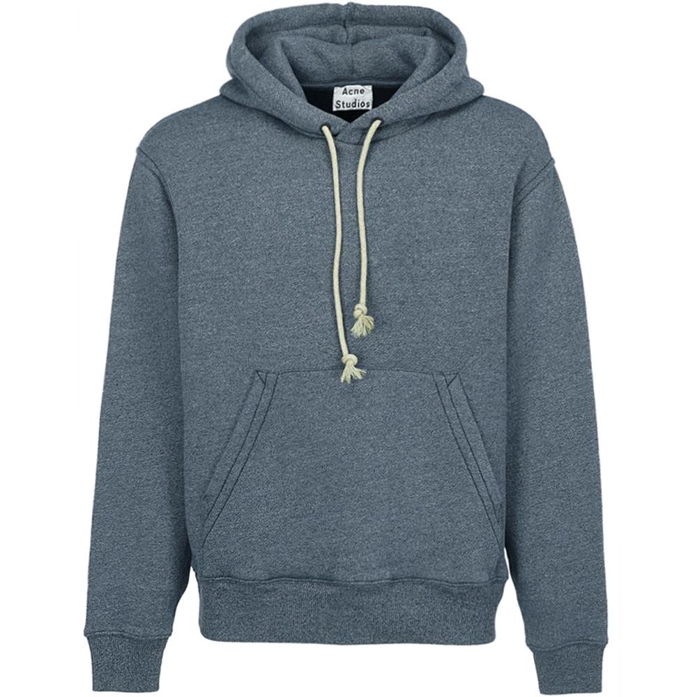 Acne Studios Back Reverse Label Hoodie Navy Blue