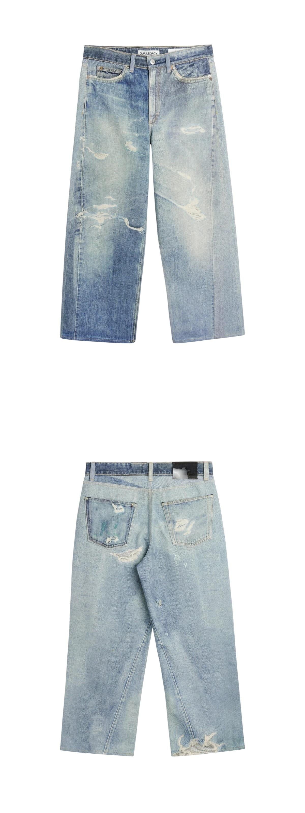 OUR LEGACY Digital Print Denim Full Cut Women’s Jeans