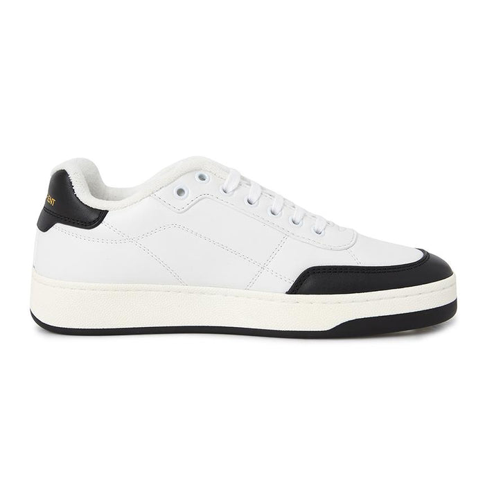 Saint Laurent SL61 Leather Low-Top Sneakers for Men White