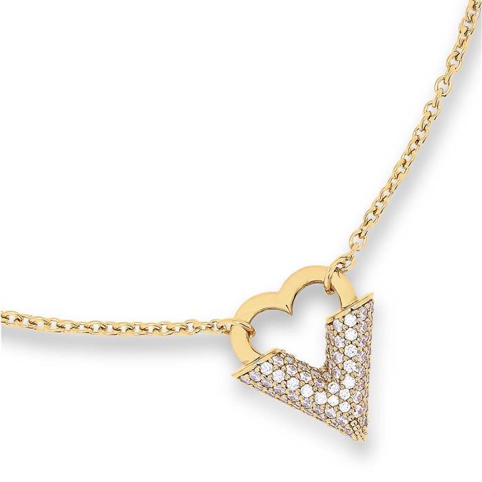 Louis Vuitton Essential Love Gold-Tone Pendant Necklace