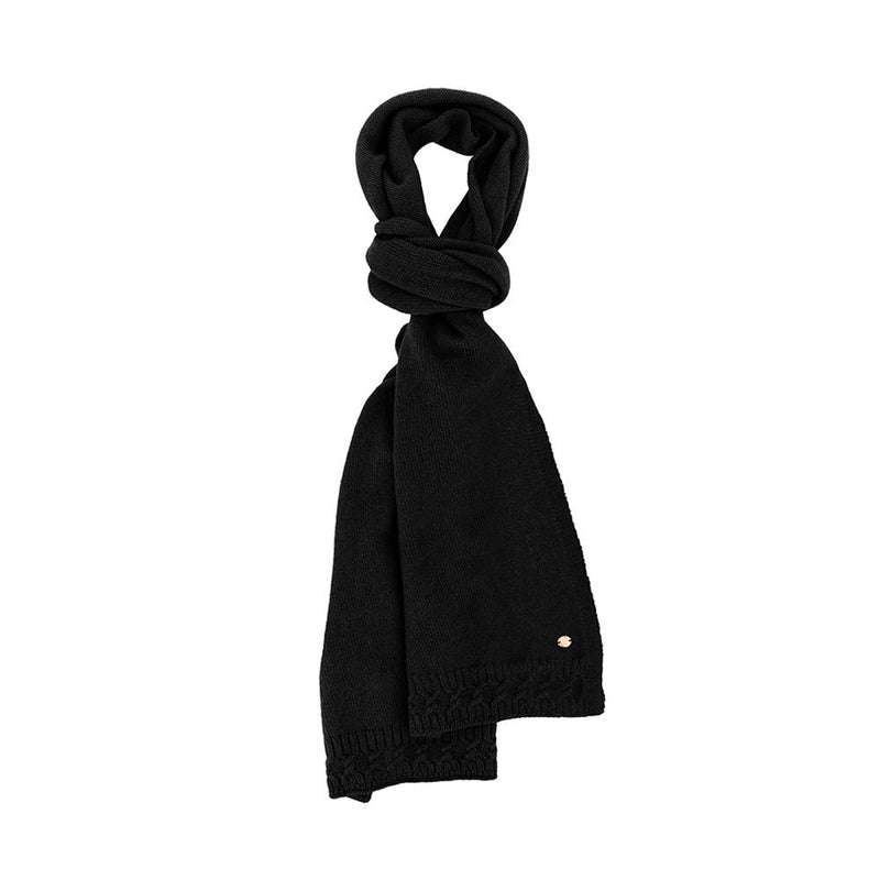 HELEN KAMINSKI Kandyn Black Knit Women’s Muffler Scarf SCA51876 BK
