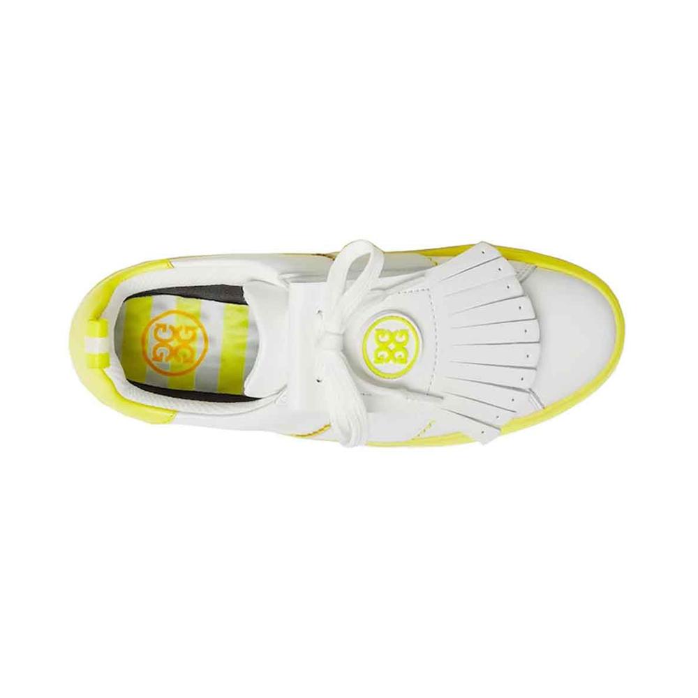 G/FORE Women’s Kiltie Disruptor Golf Shoes White Light Yellow Low-Top