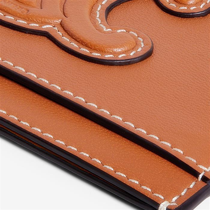 CELINE Triomphe Leather Card Holder