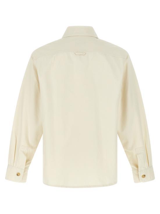 A.P.C. Men's Long-Sleeve Shirt COGBJH02918AAC OFF WHITE DOM