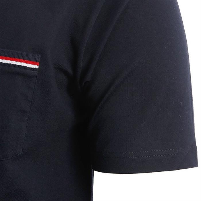 THOM BROWNE Navy Pocket Short Sleeve T-Shirt MJS010A