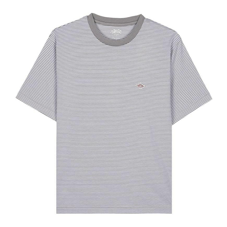 DANTON Women’s Short Sleeve Inner T-Shirt C0195 CVT GREY X WHITE