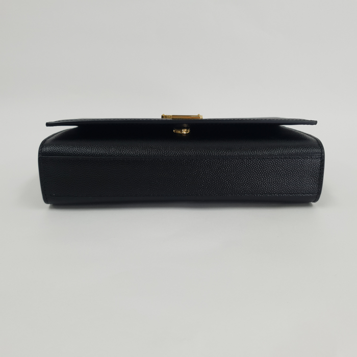 Saint Laurent Black Kate Small Chain Shoulder Bag Satchel Gold-Tone