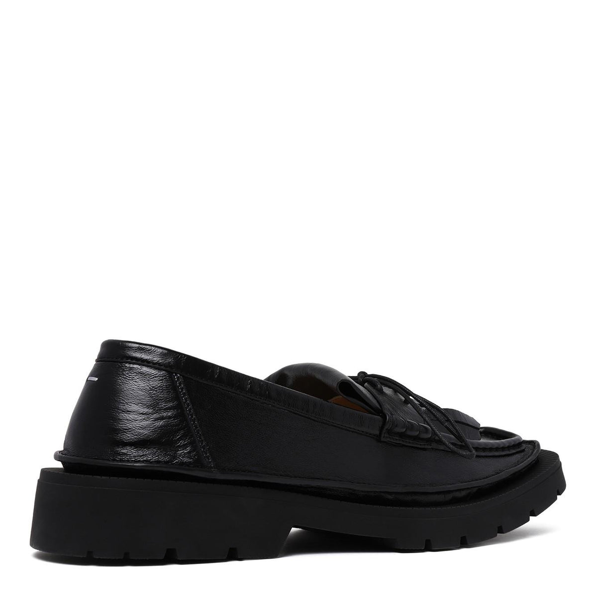 Maison Margiela Black Leather Loafers