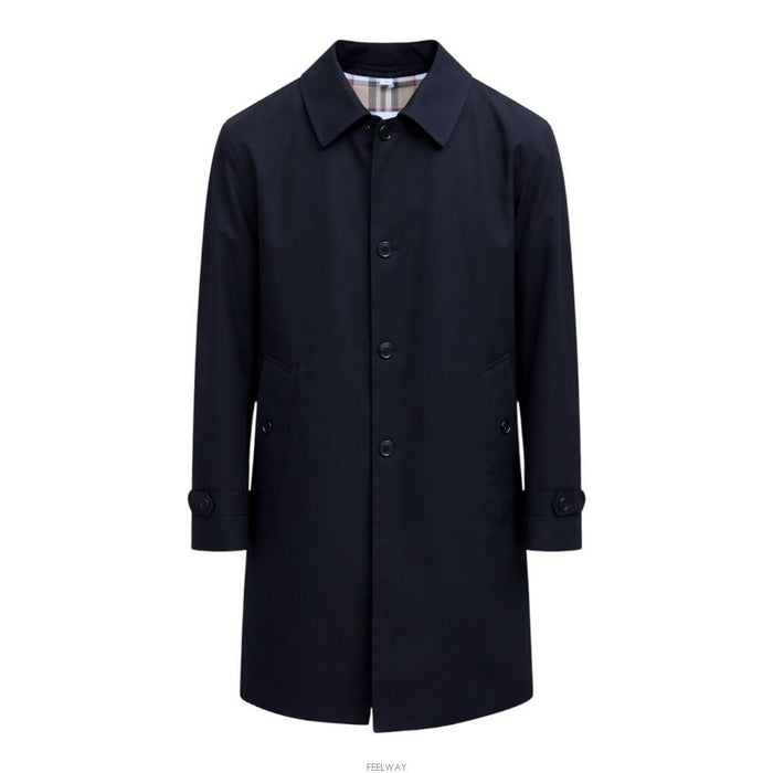 BURBERRY Men’s Paddington Single-Breasted Coat Navy