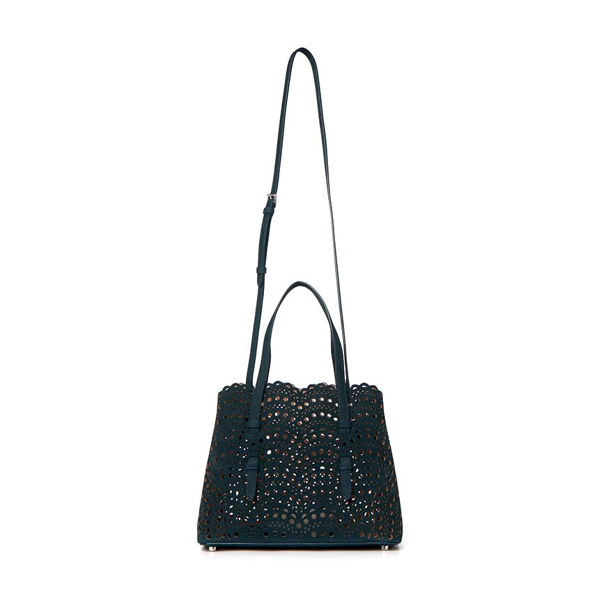 ALAIA Mina 25 Women’s Leather Tote Bag