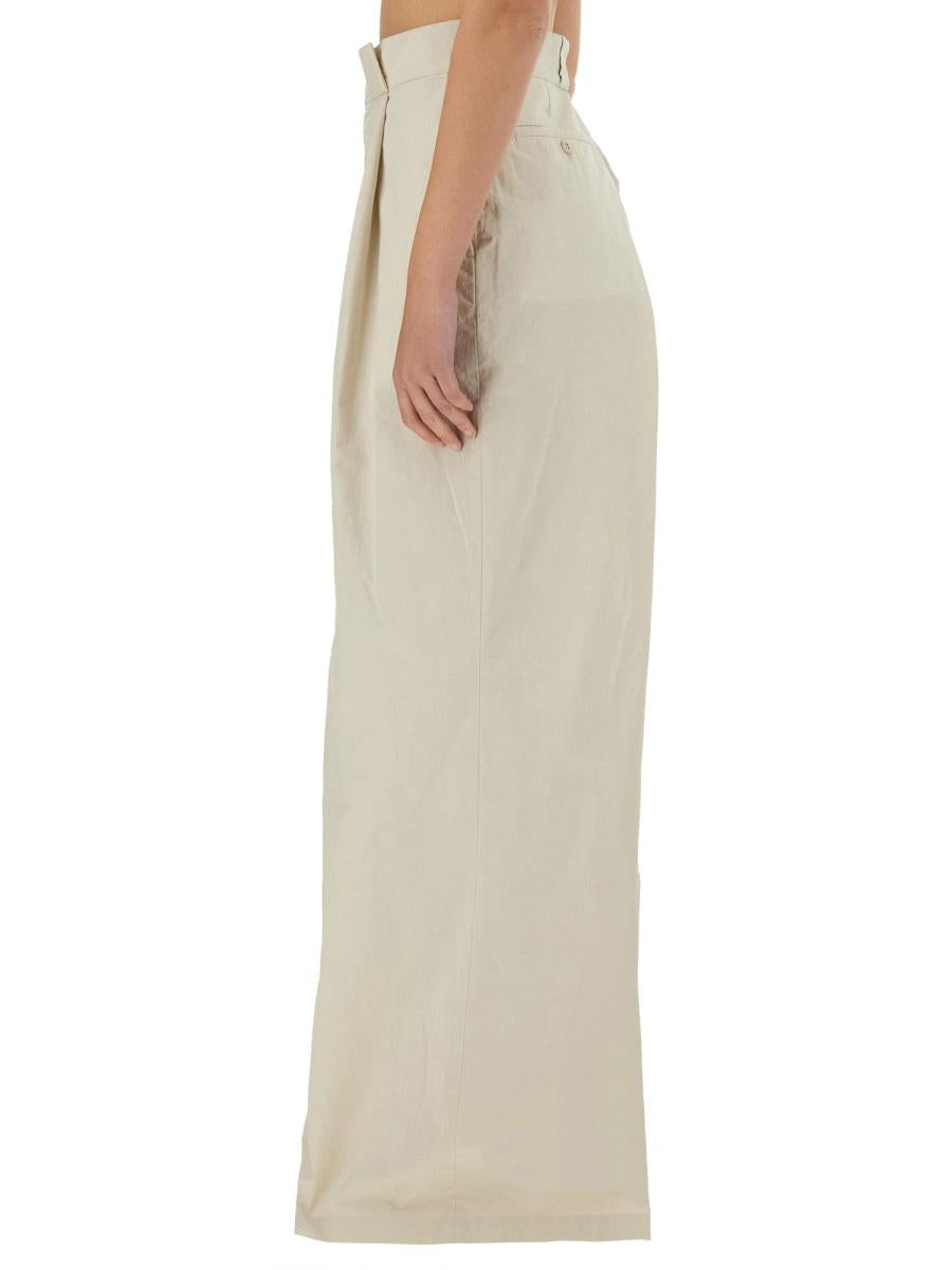Maison Margiela Black Cropped Trousers for Women