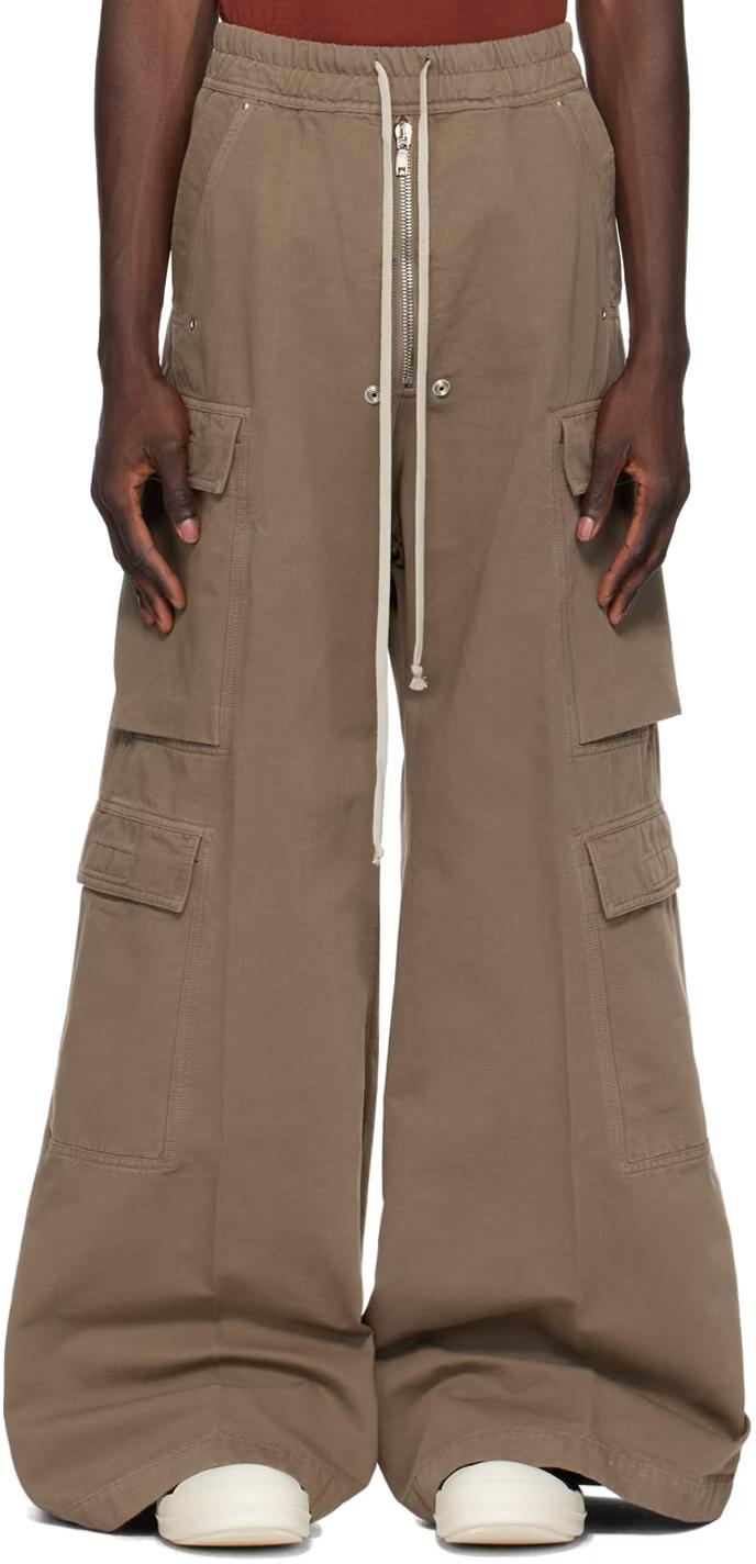 Rick Owens DRKSHDW Dust Double Cargo Jumbo Belas Pants DU01D1398 CB 34