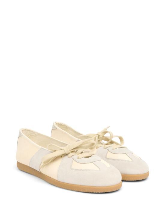 Maison Margiela Beige Leather Ballet Flats