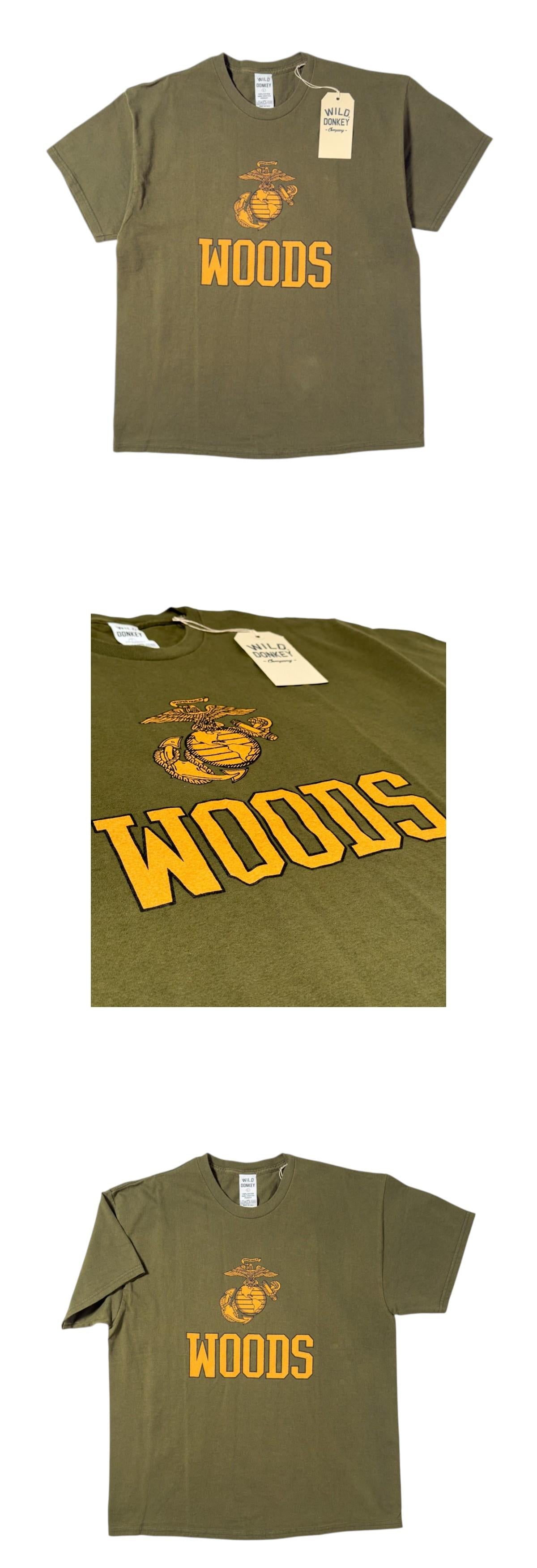 Wild Donkey US Marines Woods Graphic Short Sleeve T-Shirt Unisex