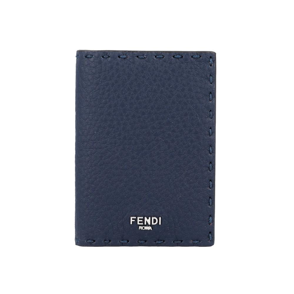 FENDI Men's Leather Card Holder Wallet 7M0349 AW2F F1USI