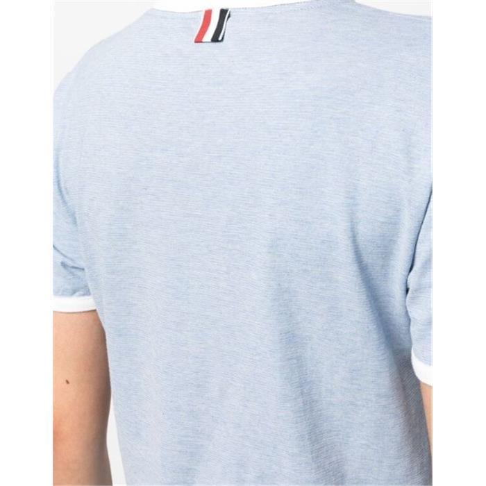 THOM BROWNE Side RWB Trim Short Sleeve T-Shirt FJS133A