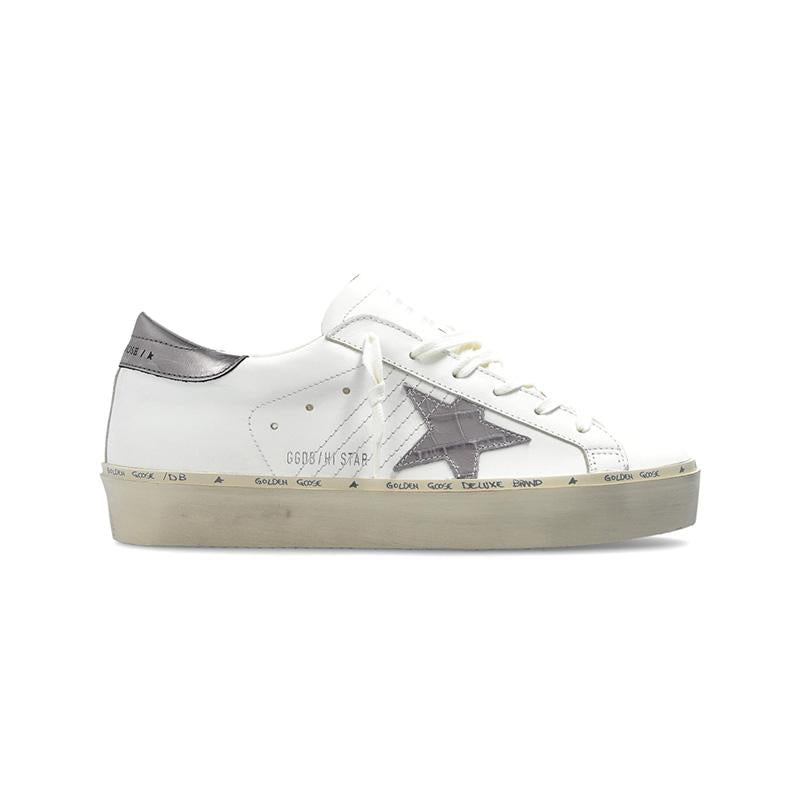 GOLDEN GOOSE High Star Low-Top Sneakers Women White Leather