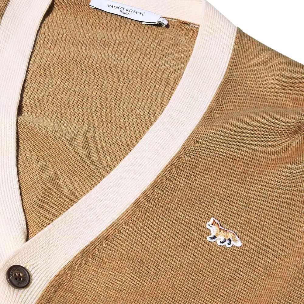 Maison Kitsune Baby Fox Bicolor Cardigan HU00542KT1036 P221