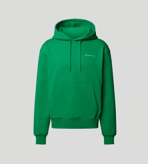 JACQUEMUS Logo Hoodie Unisex Pullover Hooded Sweatshirt 216js300 2210