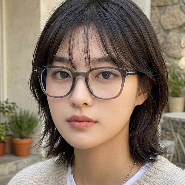 TOM FORD Blue Light Blocking Transparent Acetate Unisex Eyeglasses TF5995KB 057
