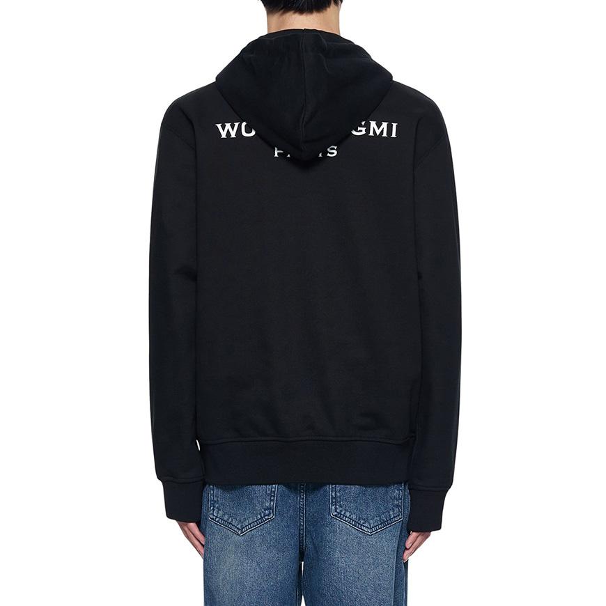WOOYOUNGMI Men’s Back Logo Zip Hoodie W253TS47 723B