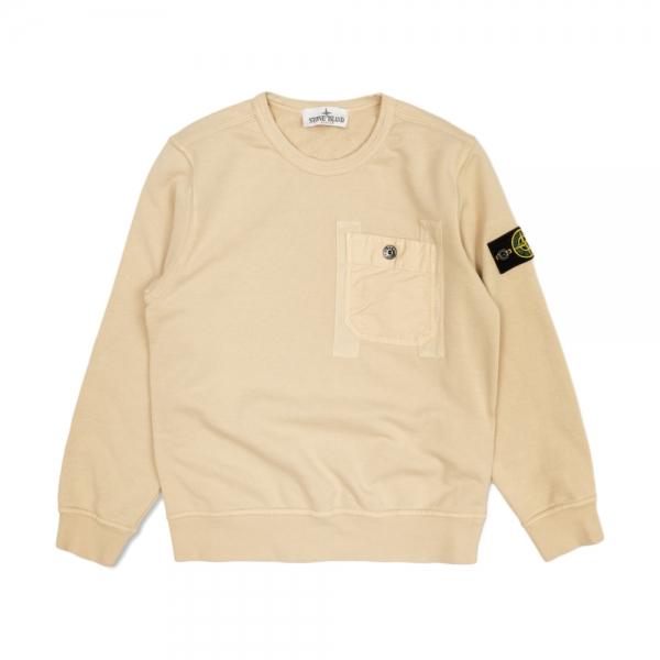STONE ISLAND Beige Patch Pocket Sweatshirt Women L1S166100017 S0040 V0090