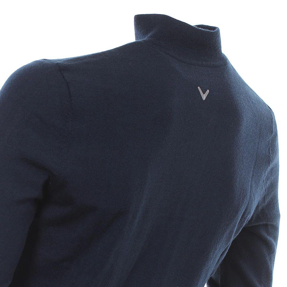 Callaway Men’s Golf Quarter-Zip Navy Knit Sweater