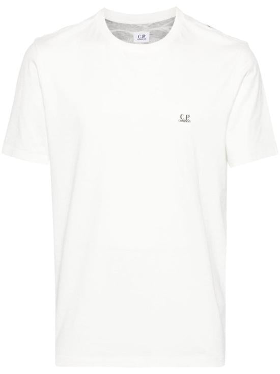 CP Company Gauze White Short Sleeve T-Shirt 16CMTS044 A005100W103