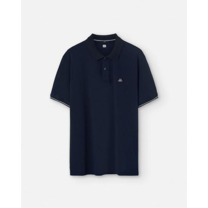 CP Company Tacting Pique Polo Shirt Navy Men’s