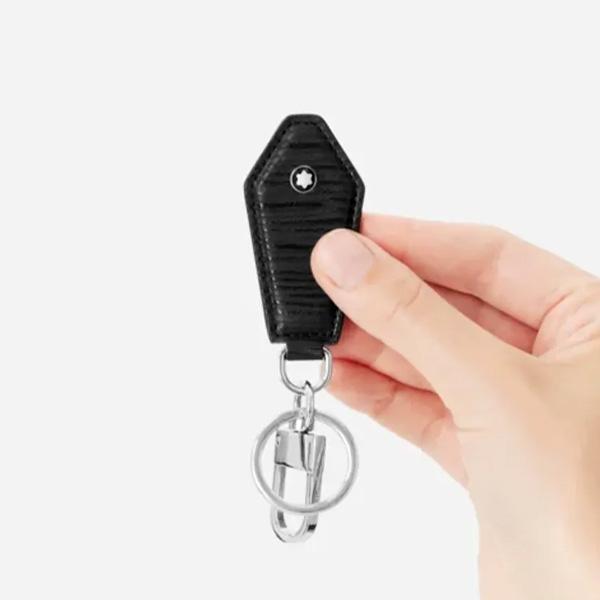 Montblanc Meisterstück 4810 Black Leather Key Fob