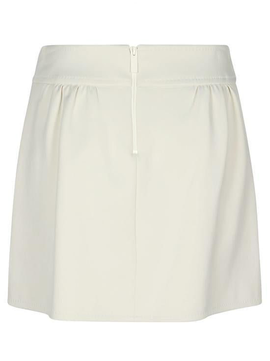 Max Mara Ivory Mini Skirt 117710110021 1771011600002