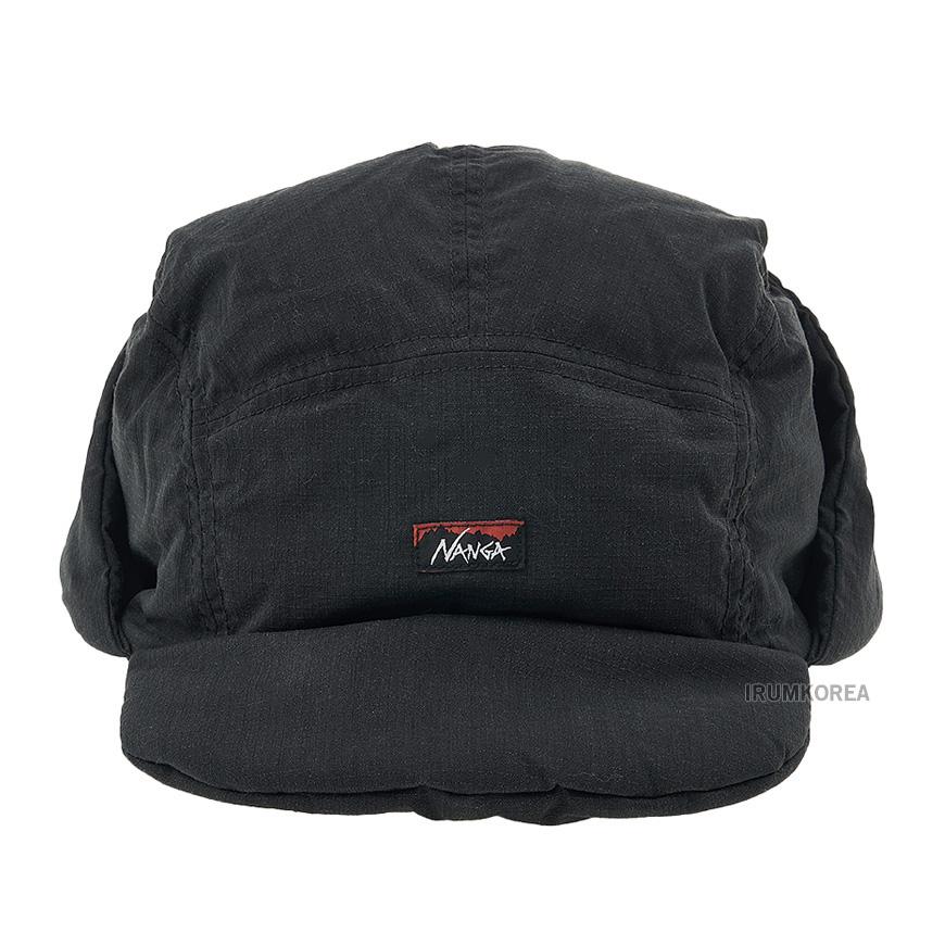 NANGA Unisex Hinok Ripstop Ear Flap Cap NA2441 3B101 BLK