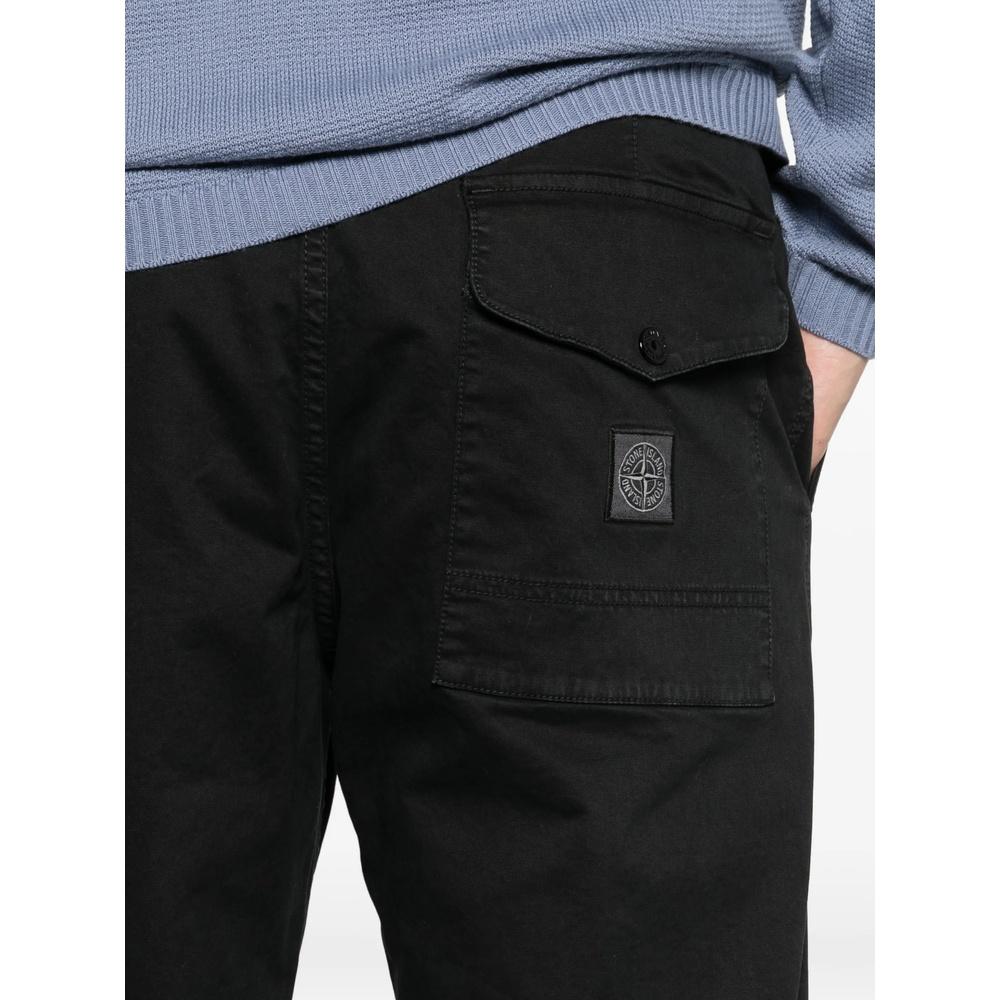 STONE ISLAND Old Effect Cotton Fatigue Pants Men Beige