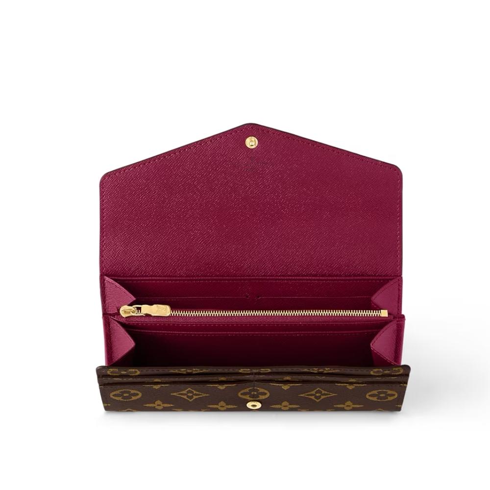 Louis Vuitton Monogram Canvas Sarah Women's Long Wallet M62236