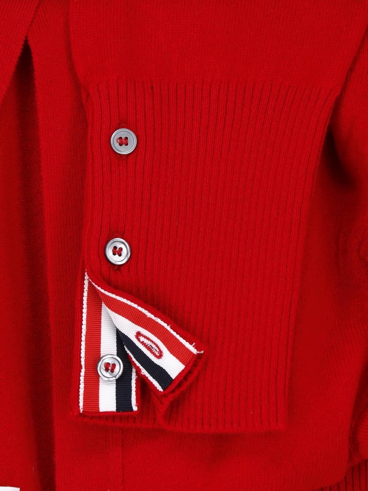 THOM BROWNE Wool Knit Cardigan for Men