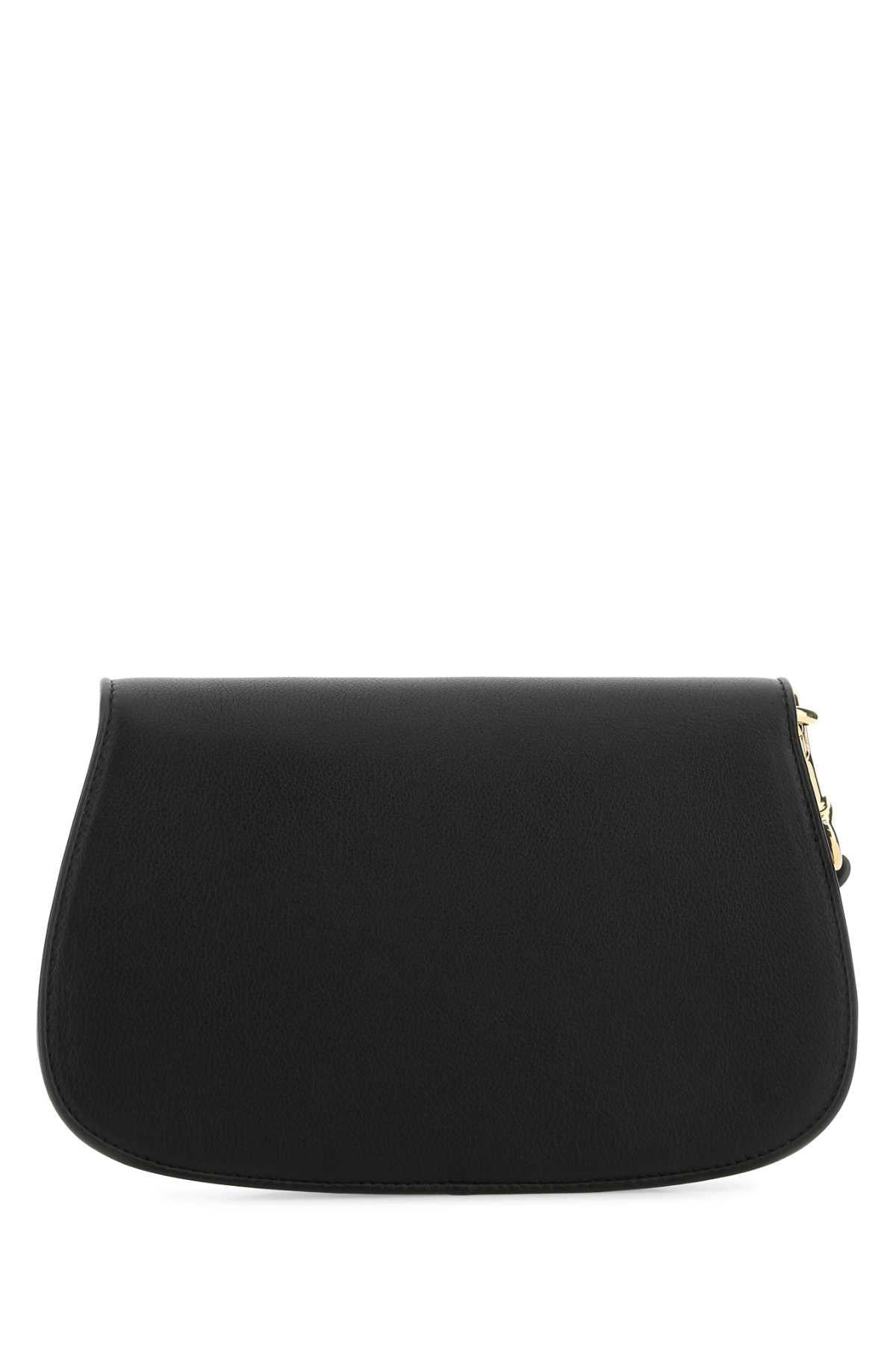 GUCCI Black Leather Clutch Bag