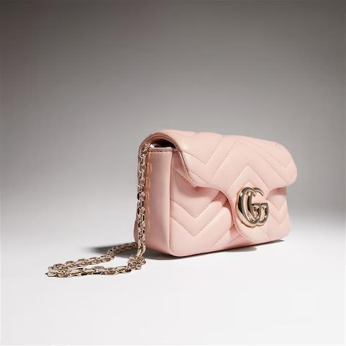 GUCCI GG Marmont Mini Leather Shoulder Bag