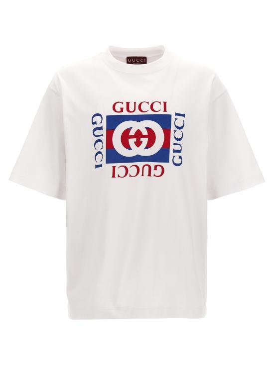 GUCCI Cotton Jersey T-Shirt White Men’s
